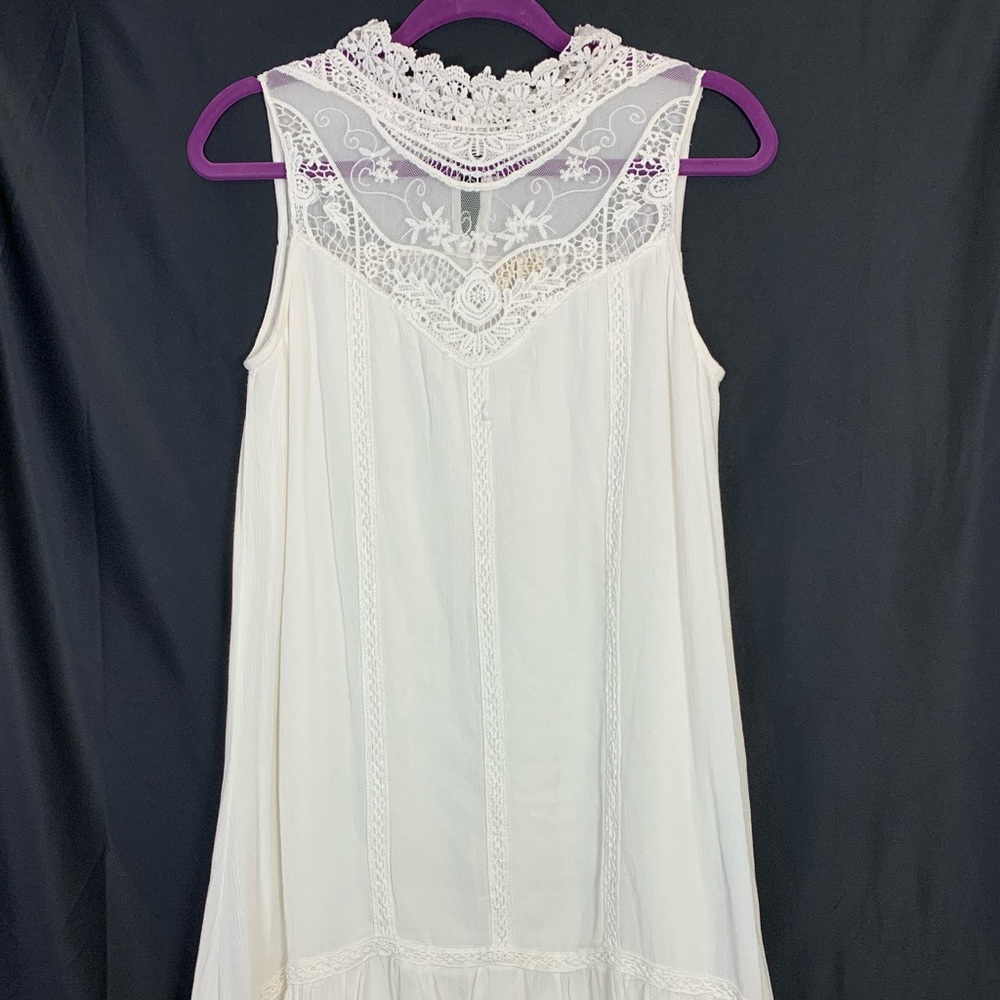 White Lace Classy Dress